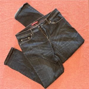 LL bean flannel lined jeans sz 10